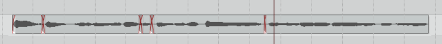 A comped vocal in Reaper